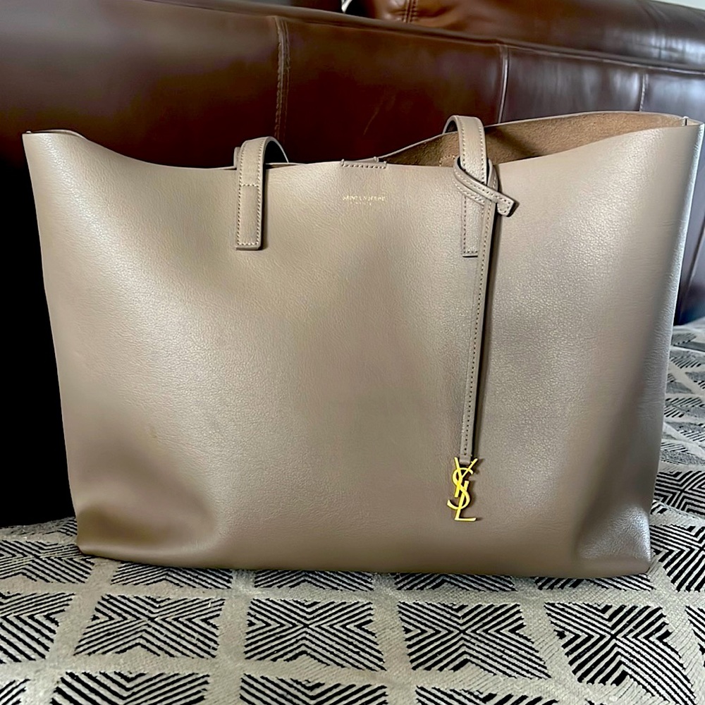Saint Laurent Shopping Leather Tote